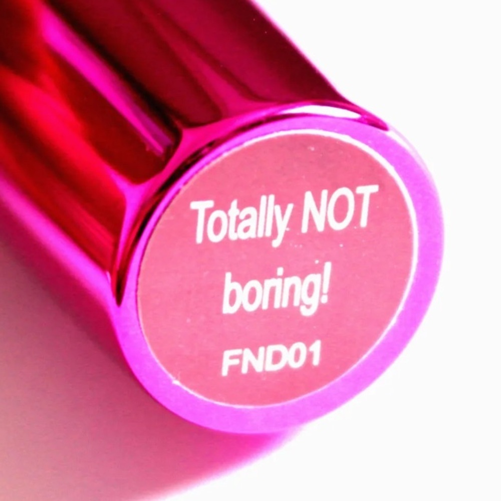 I Heart Makeup Lip Geek Lipstick Totally NOT Boring! FND01 Shimmer Pink Berry - Picture 4 of 4